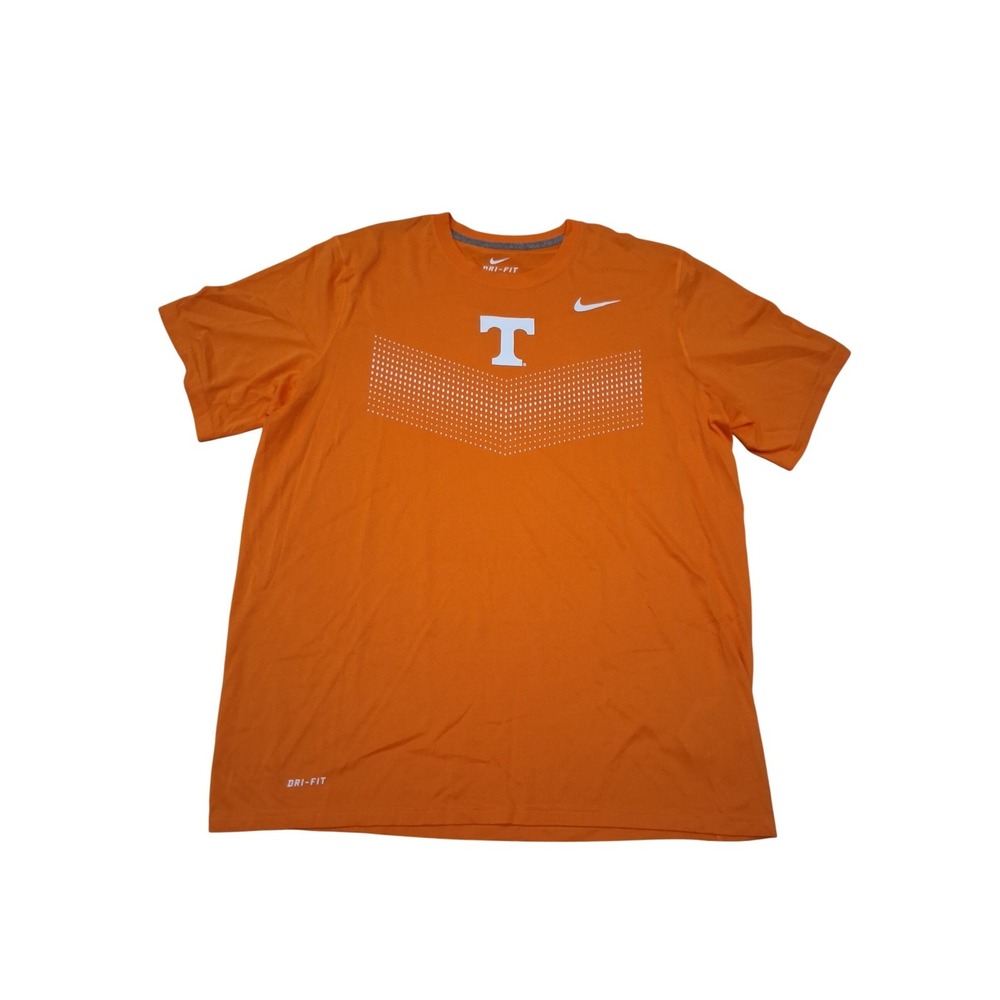 Nike Dri-FIT Tennessee Volunteers Mens XL Orange Graphic T-Shirt Training Top